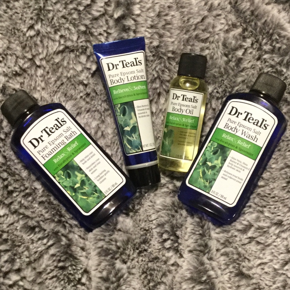 Dr. Teals Epsom Salt Mini Bath and Body Wash Set